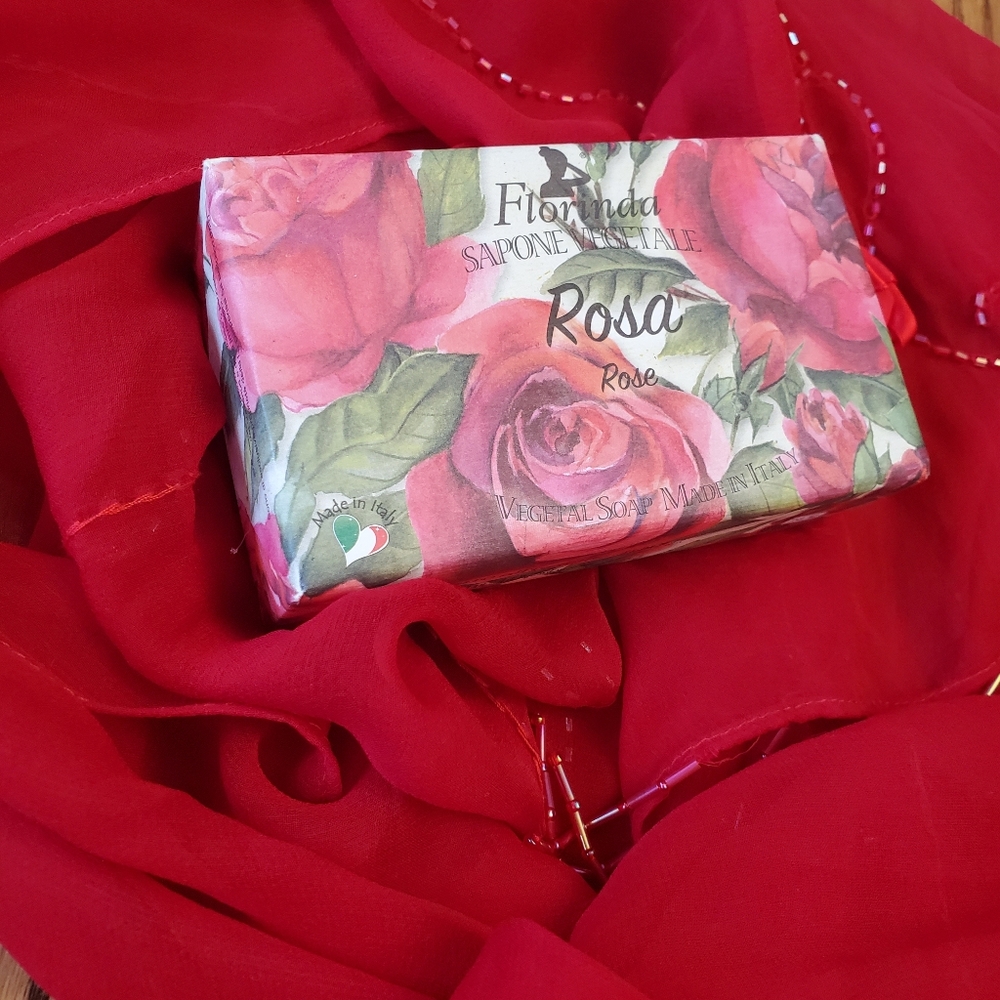 Florinda ITALY Rose Soap LARGE BAR